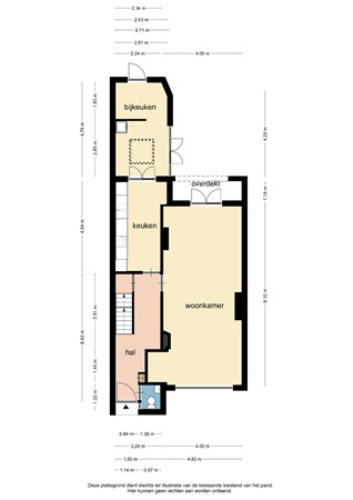 Floorplan - Steegstraat 21, 6133 AK Sittard